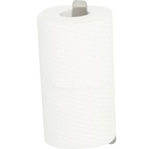 Eine Küchenpapierrolle mit Halterung.
