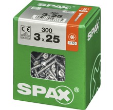 Spax Schrauben 3 x 25 Millimeter, 300 Stück Packung