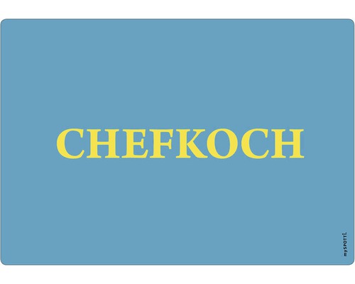 Küchenrückwand mySPOTTI pop Chefkoch ocean 59x41 cm Chefkoch Unterlage