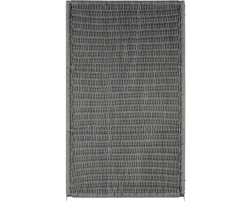 Teilelement Öland 90 x 150 cm steingrau Geflochtene Sichtschutzmatte aus Kunststoff