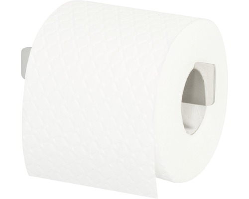 Eine Rolle Toilettenpapier mit Halterung