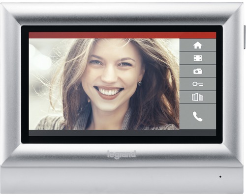 Türsprechanlage mit Monitor und Bedienelementen