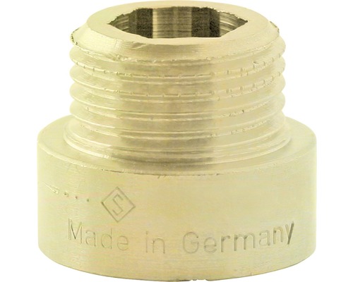 Hahnverlängerung messing ½"x10mm Messingfitting mit Außengewinde und Innensechskant