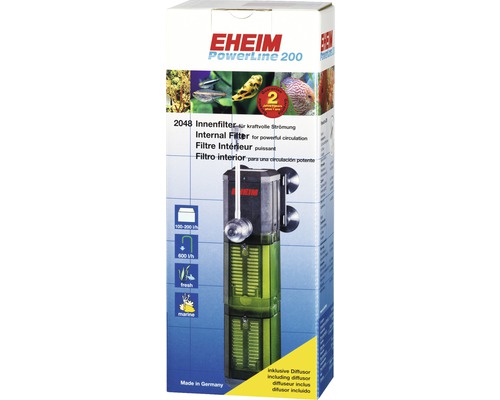 EHEIM PowerLine 200 Innenfilter in Produktverpackung
