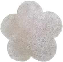Blumenförmiger Teppich