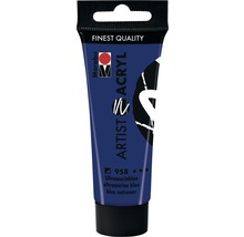 Tube mit ultramarinblauer Künstler-Acrylfarbe