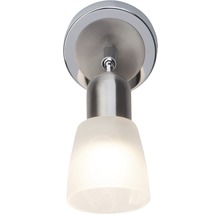 LED Wandspot 3W 250 lm 3000 K Ø 8 cm nickel/chrom