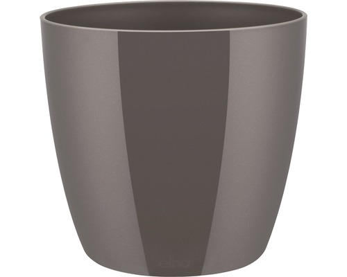 Übertopf elho Brussels Diamond Kunststoff Ø 25 H 23 cm oyster pearl Pflanzgefäß aus Kunststoff