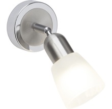 LED Wandspot 3W 250 lm 3000 K Ø 8 cm nickel/chrom