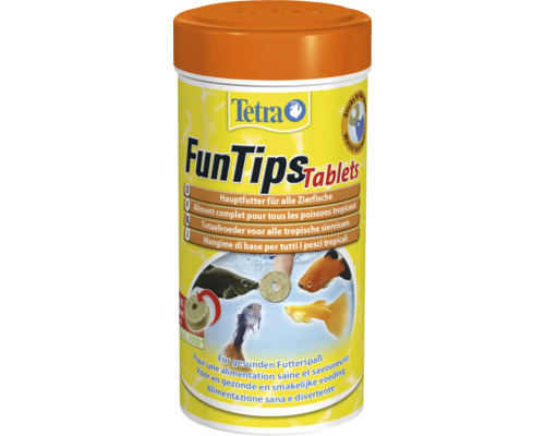 Tetra Tablets Tips 300 Futtertabletten Tetra FunTips Tabletten Alleinfutter für Zierfische