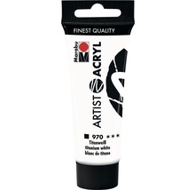 Marabu Acrylfarbe Artist Acryl titanweiß 970 22 ml