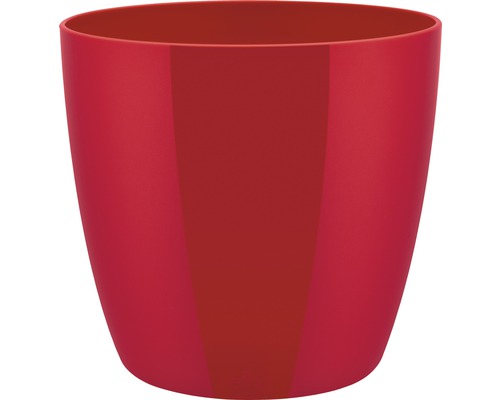 Übertopf elho Brussels Diamond Kunststoff Ø 30 H 27 cm rot Blumentopf aus Kunststoff