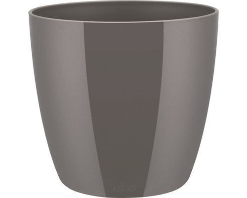 Übertopf elho Brussels Diamond Kunststoff Ø 30 H 27 cm oyster pearl Pflanztopf aus Kunststoff