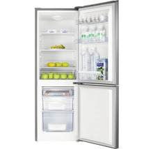 Kühl- und Gefrierkombination PKM KG 218.4A++ silber BxHxT 49,5 x 143 x 56,2 cm Kühlteil 122 l Gefrierteil 53 l