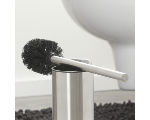 Toilettenbürste mit Halter aus Edelstahl