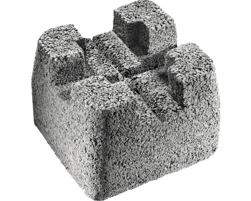 Beton Fundamentstein 22 cm x 22 cm x 17 cm Beton Abstandshalter