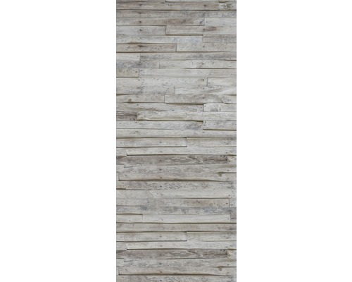 Holzverkleidung mit horizontal angeordneten Brettern