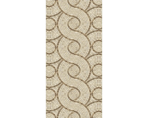 Mosaikfliese mit gewundenem Muster