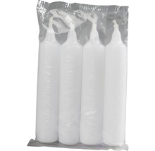 Packung mit vier weißen Stabkerzen