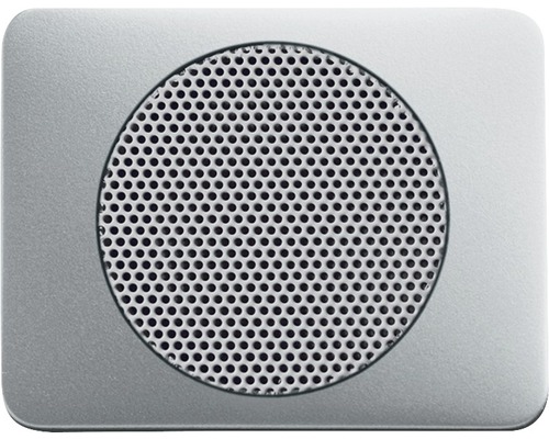 Busch-Jaeger 8253-266 Zentralscheibe für Lautsprecher-Einsatz Alpha Exclusiv titan Lautsprecher mit Metallgitter