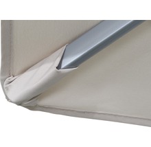Detailansicht des Sonnenschirms mit Gestell