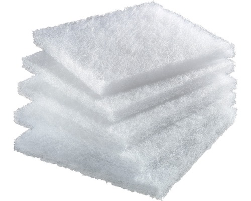 Stapel weisse Filterwatte für Aquarien