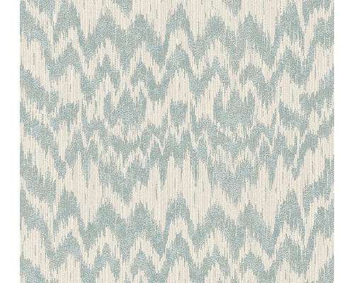 Vliestapete 36501-1 Michalsky 3 - Dream Again Zickzack beige blau Tapete mit Zickzackmuster