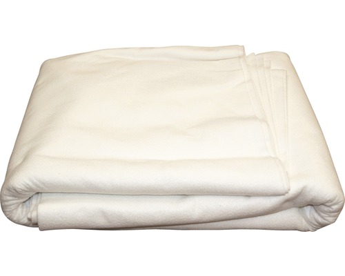 Pool-Bodenschutzvlies Planet Pool für Oval- oder Achtformbecken 610x375 cm weiss Abdeckvlies, gefaltet