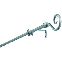 Gardinenstangen Set Schnecke silber 200-300 cm Ø 13/16 mm-thumb-0
