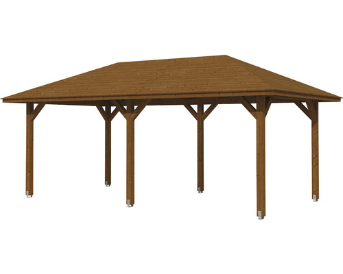 Holzpavillon mit Dach