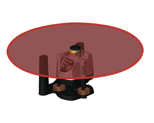 Rotationslaser mit Stativ zur Nivellierung