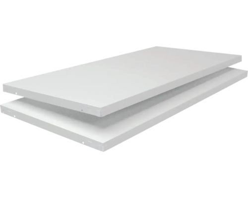 | 2er-Pack, weiß HORNBACH Regalboden Schulte 600x35x500 mm,