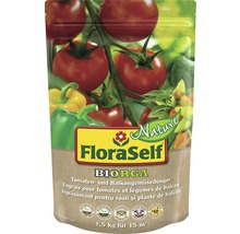 FloraSelf Tomaten- und Balkongemüsedünger im 1,5 kg Beutel