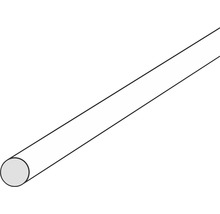 Kunststoff Rundstab Ø 5,0 mm, Lange: 1000 mm weiß-thumb-0