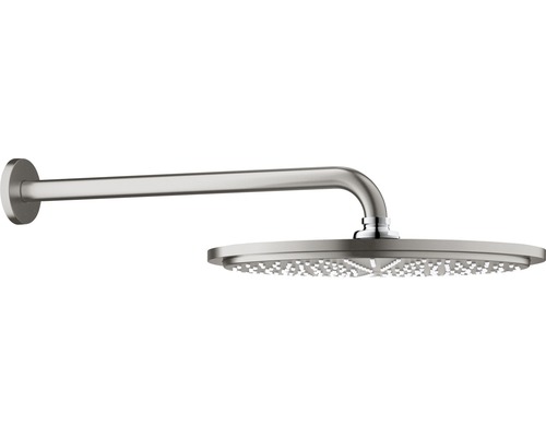 Kopfbrause Set GROHE Rainshower Cosmopolitan 310 26066DC0 Ø 31 cm inkl. Brausearm 38 cm supersteel