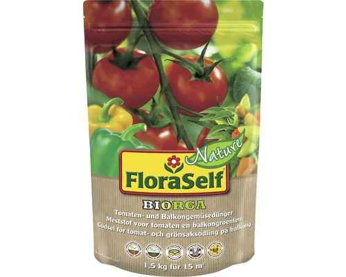 Tomatendügner & Balkongemüsedünger FloraSelf Nature 1,5 kg