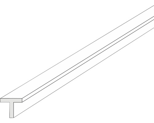 Kunststoff T-Profil 4,0x4,0x1000 mm weiß