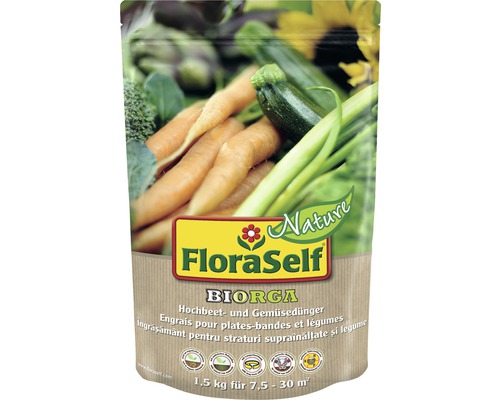 Hochbeet- & Gemüsedünger FloraSelf Nature® BIORGA 1,5 kg