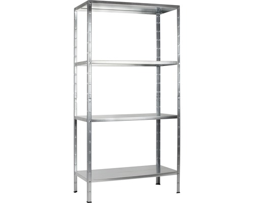 Metallregal mit vier Böden