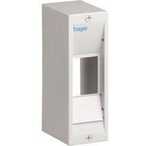 Hager GD102N Miniverteiler Aufputz 2 Platzeinheiten grau
