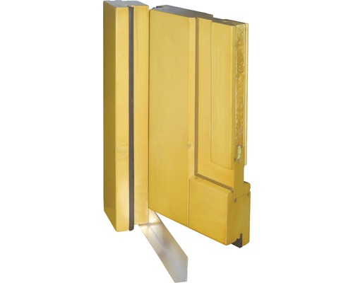 Schnittansicht einer Tür mit Dichtung