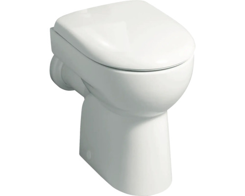 Stand-WC aus Keramik mit Spülkasten