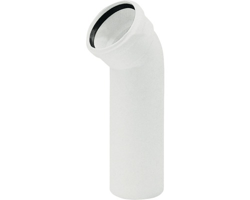 SKOLANsafe®LB Langschenkelbogen 45° DN 110 mm Weißer Kunststoffbogen für Rohre