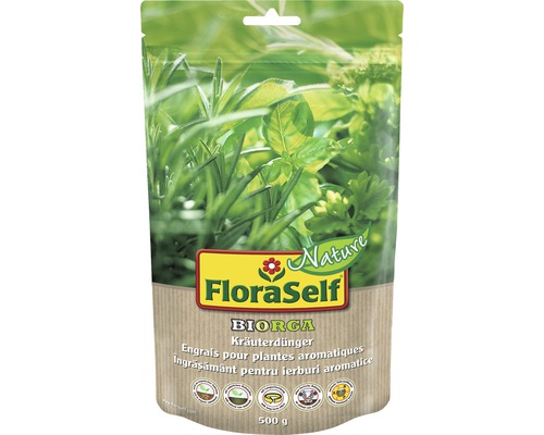 FloraSelf Bio Kräuterdünger, 500 Gramm Packung