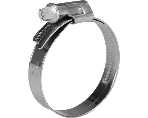 Norma Schlauchschelle Edelstehl 40-60 mm, 25 Stück Schlauchschelle aus Metall mit Schraube