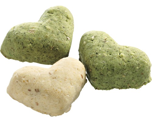 Hundeergänzungsfutter ALLCO Gemüse-Herzchen 10 kg Herzförmige Hundekekse