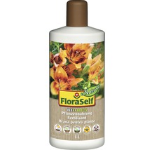 FloraSelf Pflanzen Flüssigdünger in einer Ein-Liter-Flasche