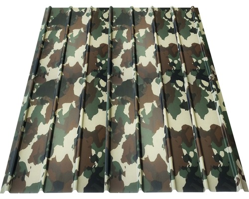 PRECIT Trapezblech H12 Camouflage 2000 mm x 910 mm x 0,4 mm