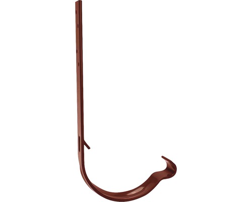 PRECIT Rinneneisen Stahl halbrund Oxidrot RAL 3009 NW 125 mm 210 mm Dachrinnenhalter aus Metall