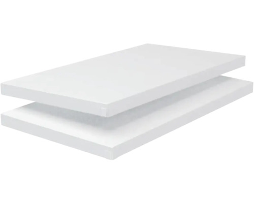 Regalboden Schulte weiß 600x35x350 mm, 2er-Pack, Stecksystem